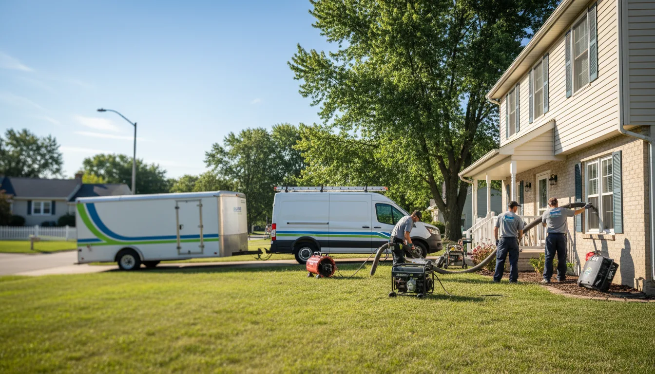 Flooded Basement Restoration And Cleanup With Repair in Rutland, IA near me